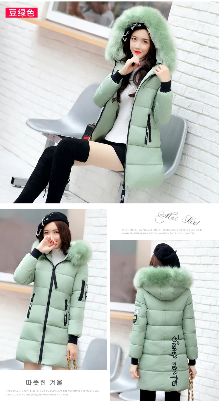 Women's Winter Jackets Winter Woman Coats 2019 Medium And Long Section Down Cotton Clothing Fashion Thickening Coat Female Parks (29)