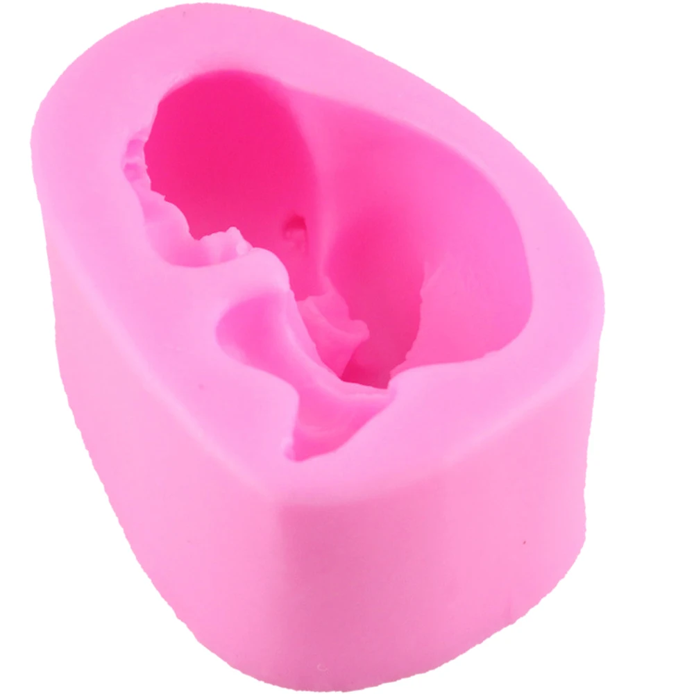3D Sleeping Baby Candle Moulds Soap Mold Kitchen-Baking Resin Silicone Form Home Decoration DIY Clay Craft Wax-Making F1049 | Дом и сад