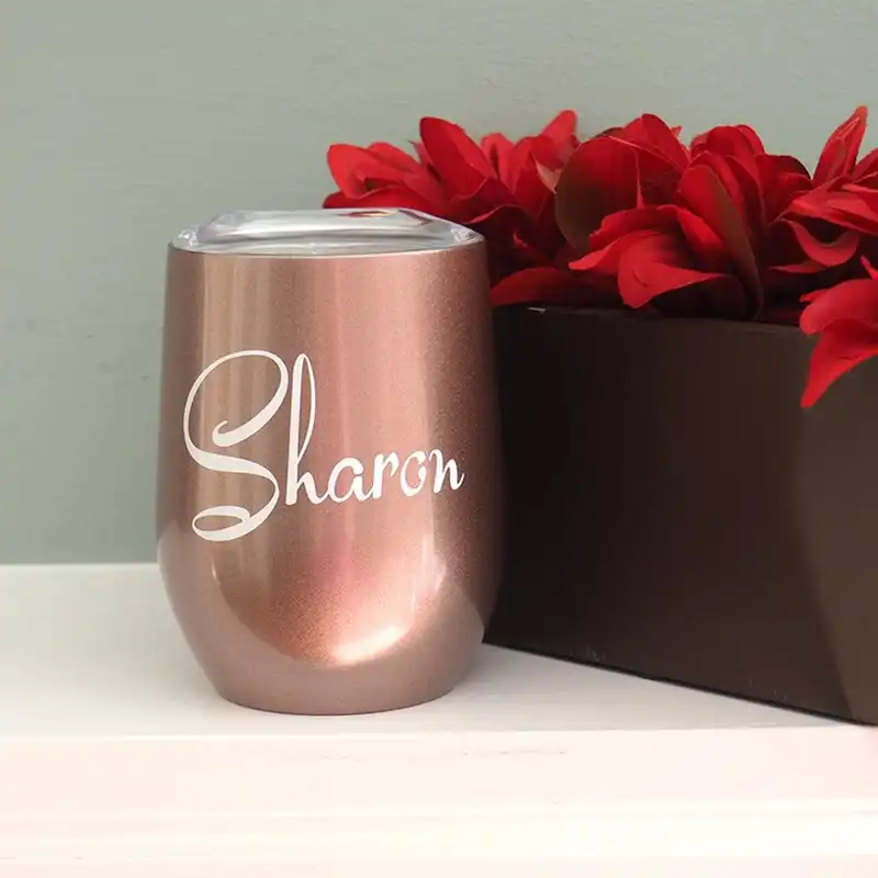 rose gold thermal cup