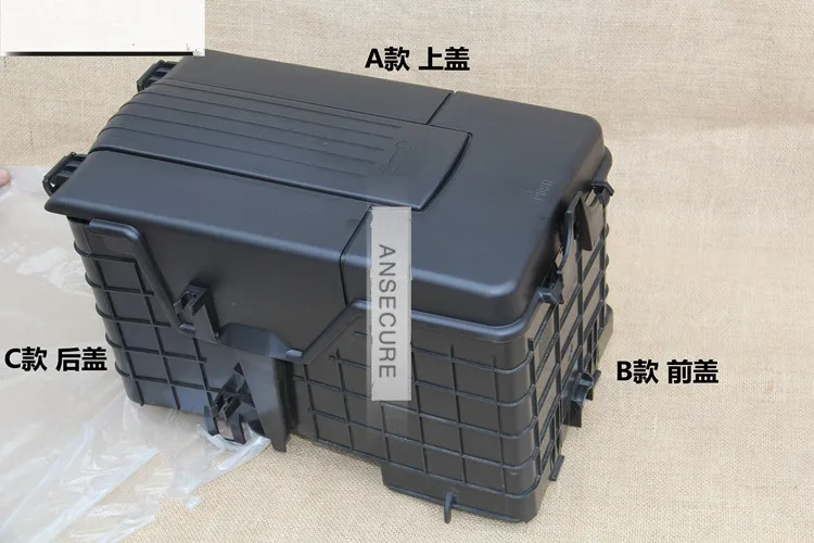 Capa para vw Battery Shething Montagem Capa Poeira Despeje Bandeja Guarnição Jetta Golf Mk5 Mk6 Passat b6 Tiguan a3 8 p Skoda Octavia Oem