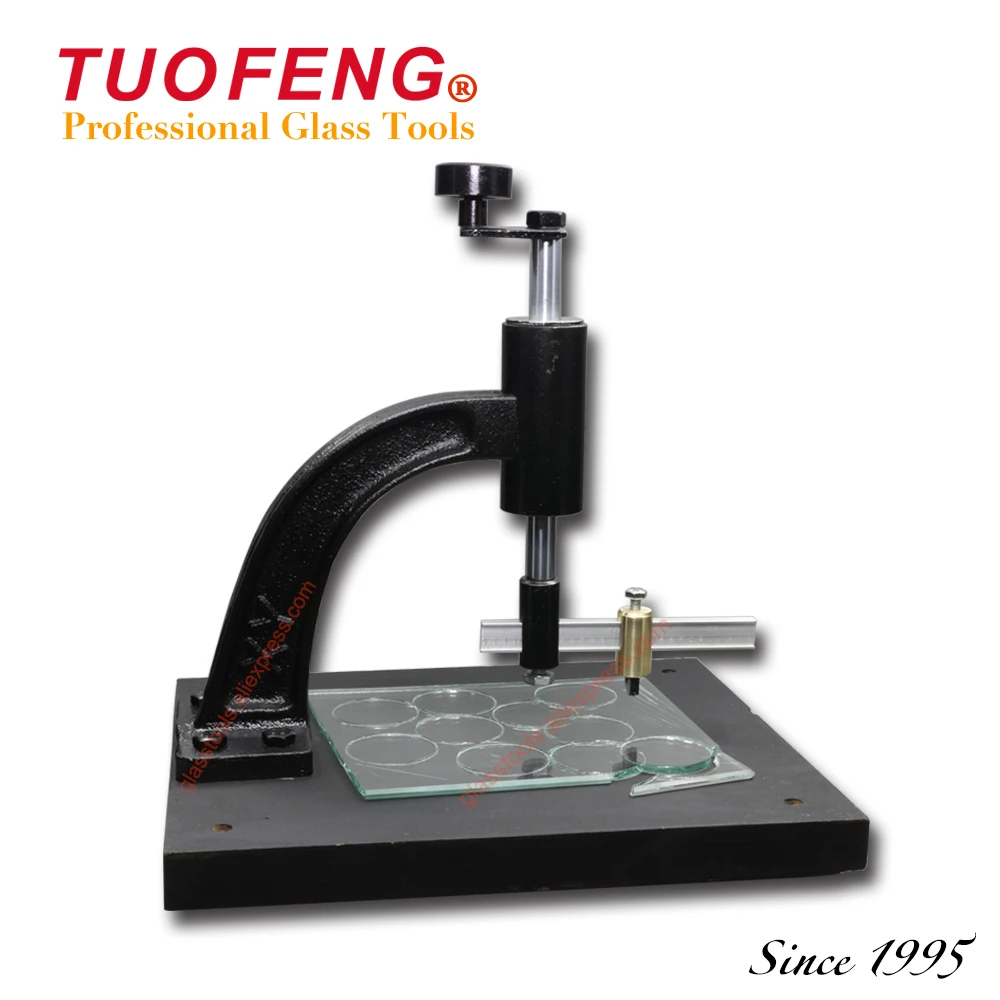 

TUOFENG Circle Glass Cutting Table Machine for Diameter Range 50mm~200mm Circular Cutting Professional Studio Use