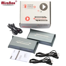 MiraBox 300 м HDMI расширитель ИК по PowerLine или телефонной линии 1080 P PLC HDMI, Овер-удлинитель ИК передатчик приемник