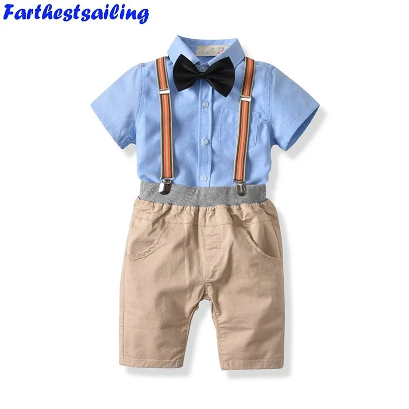 Baby Boy Clothing Set Toddler Summer Suit Shorts Shirt Pants 1 6 Years