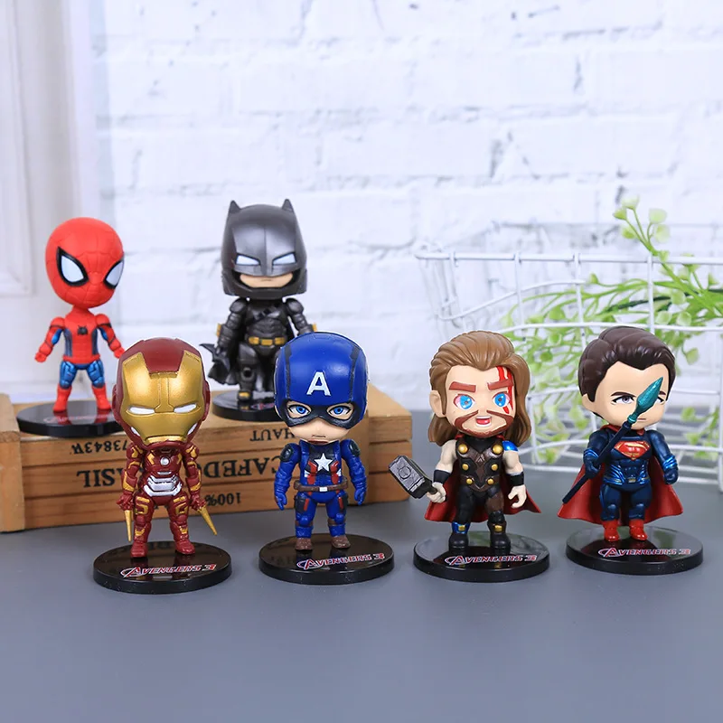 

Avengers Infinity War Marvel Super Heroes Figures Toys ron Man Captain America Hulk Thanos Spiderman Thor Vision Winter Soldier