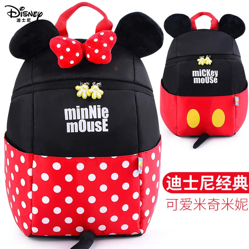 Disney 2019 Новый 3D и мультяшным принтом Микки Минни Детский рюкзак детские школьные