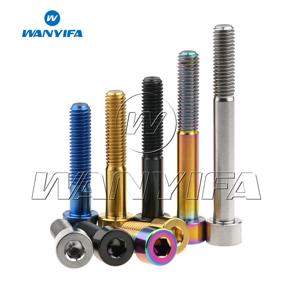 

Wanyifa Titanium Bolts M8x 15 20 25 30 35 40 45 50 60 70mm Allen Key Socket Head Screw for Bicycle Motorcycle Car