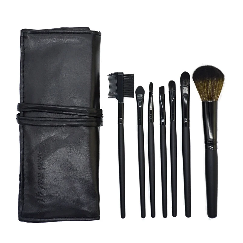 

Professional Full Makeup 7pcs Makeup Brush with Bag Pincel Maquiagem Concealer Contour Foundation Cosmetics Make Up Brush Sets