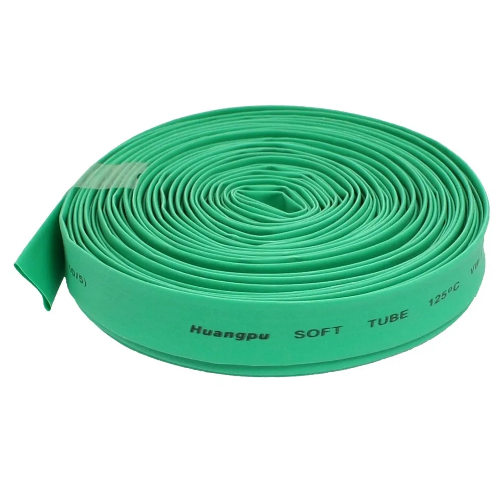 

10M/ 32.8Ft Length 10mm Dia Ratio 2:1 Heat Shrinking Shrinkable Tube Tubing Green Wiring Accessories