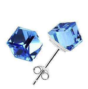 

(4pairs/lot) 100% 925 sterling silver earrings, earrings and colorful three-dimensional, Korean jewelry