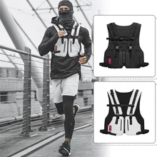 Multi-function Tactical Vest Outdoor Sports Fitness Men Protective Tops Vest