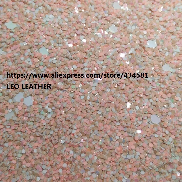 PINK Chunky Glitter Fabric with Synthetic Leather for shoes handbags sofa bows and DIY Accessoires P1025 | Дом и сад
