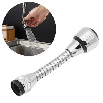 

KitchenNew Faucet Shower Head Anti-splash Universal 360 degree Rotary Faucet Filter Water Tap Nozzle Kitchen Faucet Accessories