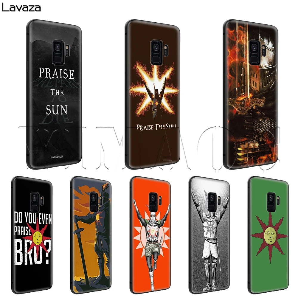 Lavaza Praise the Sun Dark Souls Case for Samsung Galaxy S6 S7 Edge J6 S8 S9 S10 Plus A3 A5 A6 A7 A8 A9 Note 8 9 |