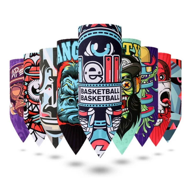 

Outdoor Hiking Protective Dust Mask Bandana Motorcycle Riding Polyester Scarf Face Neck Warmer Mask