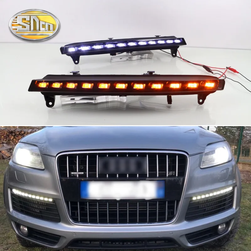 For Audi Q7 2006 2007 2008 2009,Yellow Turning Signal Light Car DRL Waterproof 12V LED Daytime Running Light Fog Lamp Bulb SNCN For Audi Q7 2006 2007 2008 2009,Yellow Turning Signal Light Car DRL Waterproof 12V LED Daytime Running Light Fog Lamp Bulb SNCN