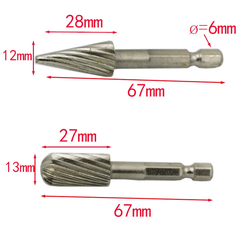 5 шт. 1/4 &quotэлектрическая шлифовальная машина HSS ротационные напильники Burr