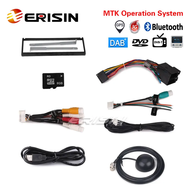 Cheap Erisin ES6590KD 1 Din 7 inch Wince 6.0 Car Audio System DVD GPS Player Radio DAB+ System 5