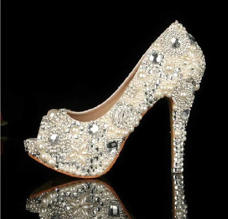 ivory prom shoes