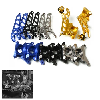 

Left & Right CNC Aluminum Rear Wheel Axle Stand Pick Up Hook Set For Yamaha FZ MT 07 FZ07 MT07 FZ-07 MT-07 2014-2017