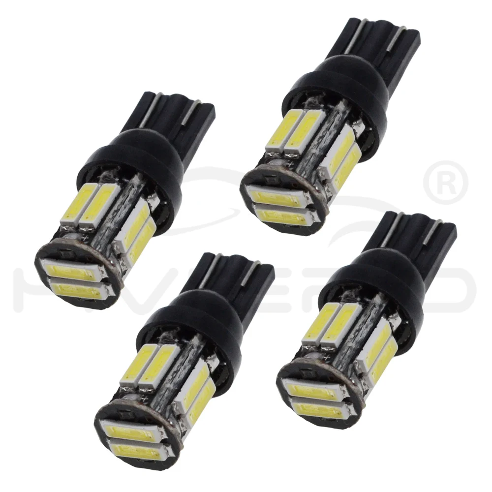 Hviero W5W 10-7020 SMD Car T10 LED 194 168 Wedge Replacement Reverse Instrument Panel Lamp White Blue Bulbs For Clearance Lights