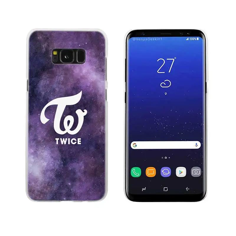 Twice Mina Momo Kpop прозрачный Note 10 9 pro Жесткий чехол для samsung Galaxy S4 S5 S6 S7 S8 S9 Plus Edge Mini s10 lite - Цвет: 02