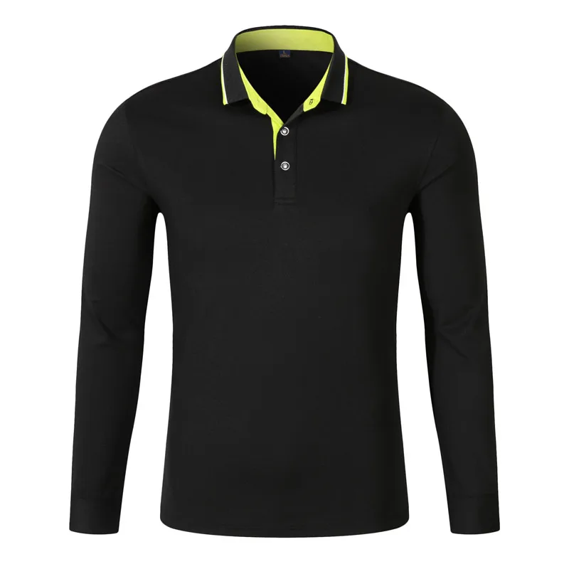 custom logo long sleeve polo shirt (9)