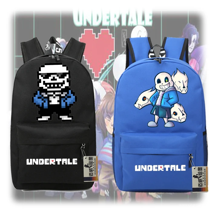 

FASHION Undertale Sans Skeleton Backpack men and women Game Schoolbag Cospaly Gift Camouflage female shoulder bag Mochila