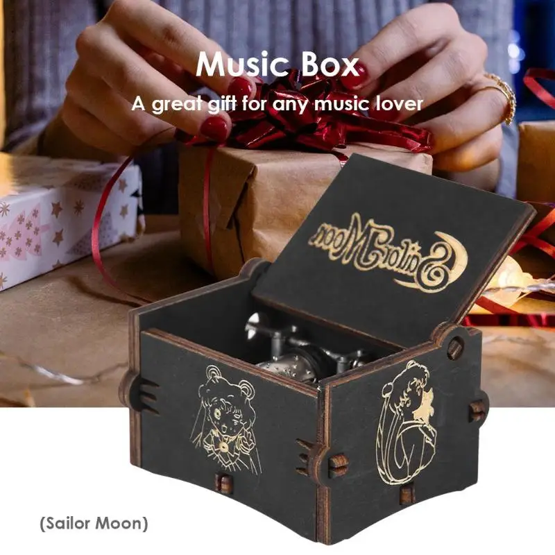 Винтажная деревянная музыкальная шкатулка изысканная элегантная подарок