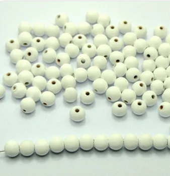 

Hot Saling Free Shipping 1000pcs/lot Size 6mm White Color Double Holes Matte Fluorescent Neon Acrylic Round Beads