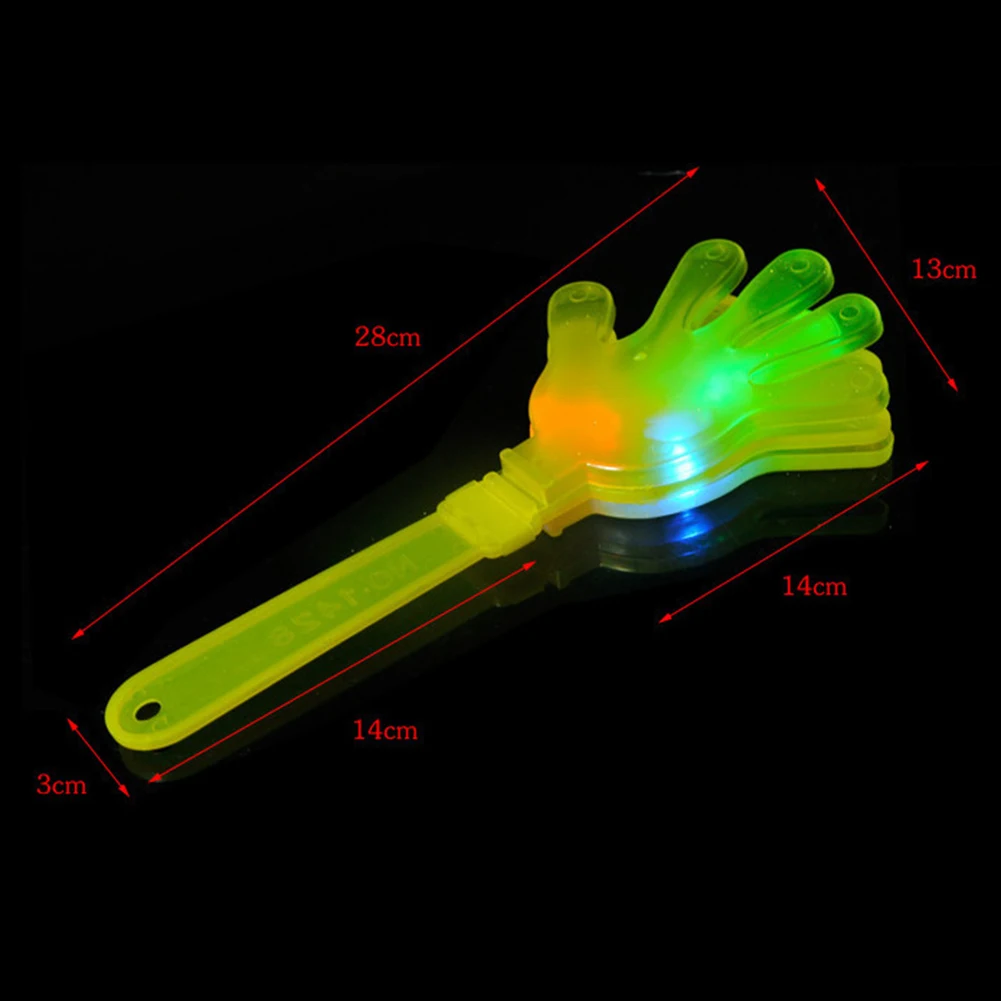 Светодиодный светильник ручной хлопать светящиеся руки ладони флуоресцентные хлопки флэш хлоп светильник игрушки аплодисменты реквизит