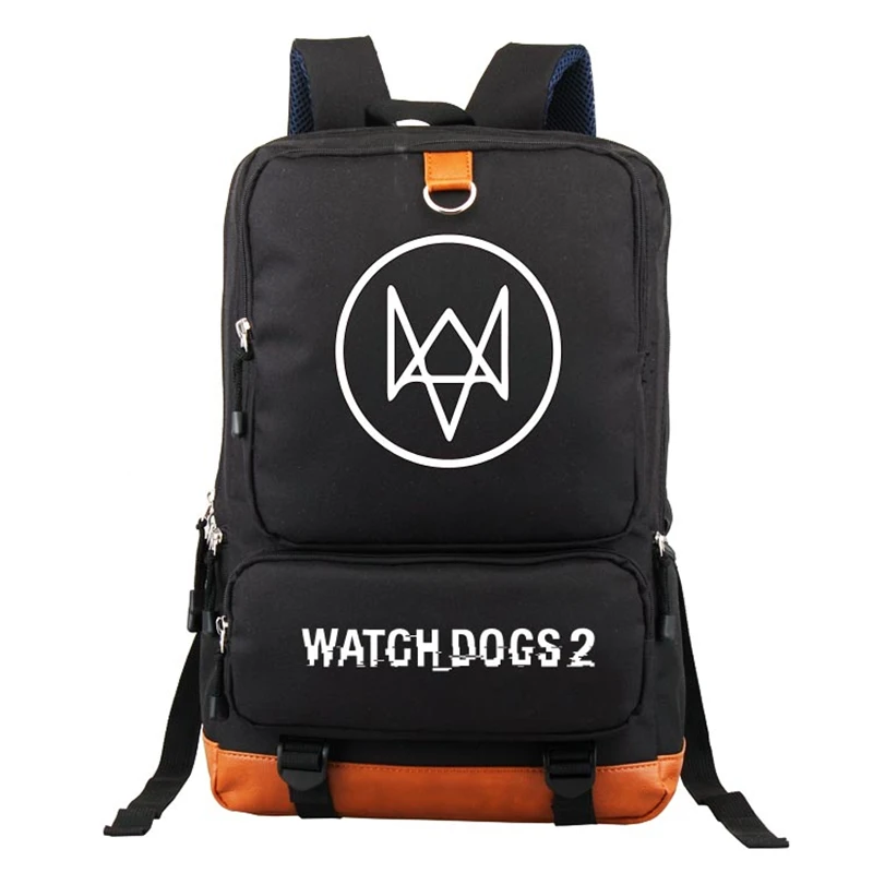 Game Watch Dogs 2 Backpack Aiden Pearce Backpacks Rucksacks Cosplay School Bags Laptop bag