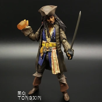 

Pirates Of The Caribbean Pirates 5 Jack Captain Toy Dolls Do Hand Model Around The Pirate Ship Decoration