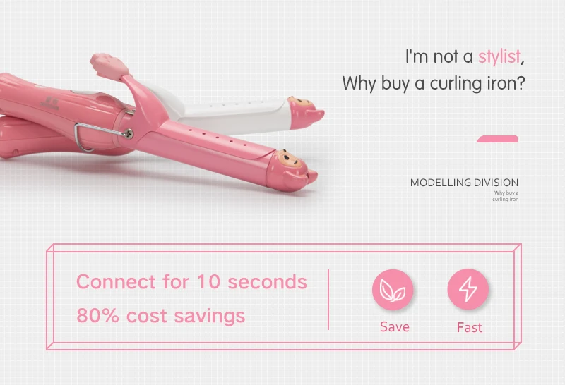 AOFEILEI New Arrival MINI Ceramic Curling Wand Curling Iron professional hair curler hair Styling Tool