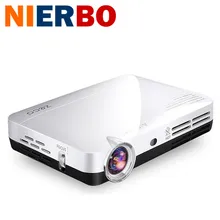 NIERBO 3D LED Projector Full HD 1080P Android Portable Mini Video Projectors Beamer DLP Wifi Home Theater Game Business HDMI USB