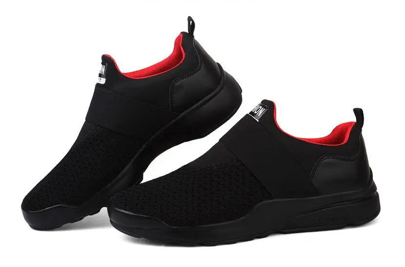 blanc En Glissent Sur Plein Grande Qualité 46 Noir Casual Haute Sneakers Appartements Respirant Hommes Chaussures Taille Nouvelle Arrivée Air rouge 39 6YwvRqxz