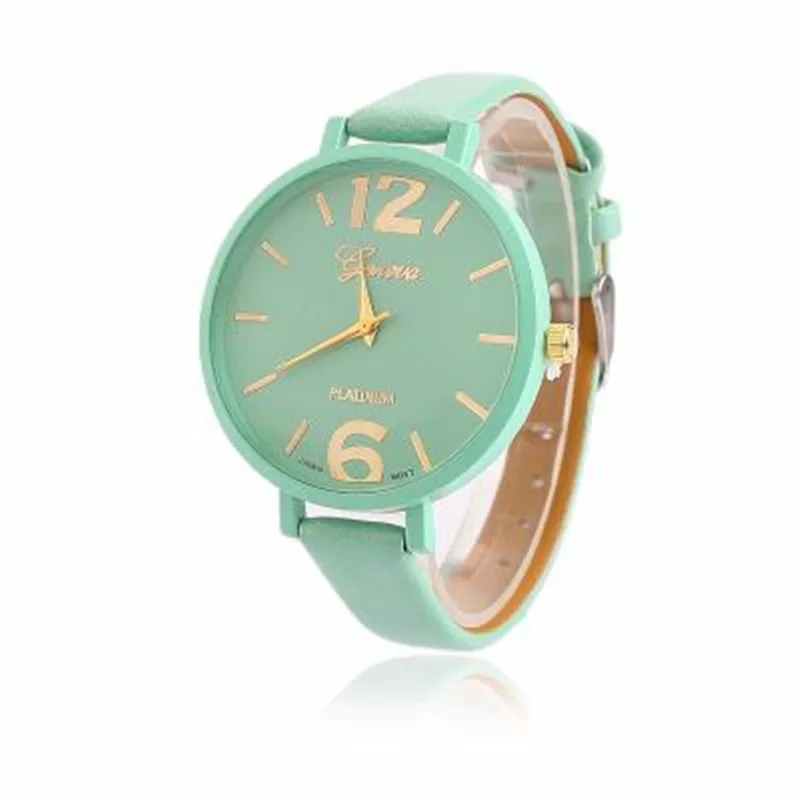 2019 новый модный бренд часы женские роскошные часы Женева для женщин аналог искусственной кожи кварцевые наручные часы masculino часы