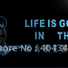 LK381-Marines Life is Good US Bar пивной светодиодный неоновый свет знак домашнего декора ремесла