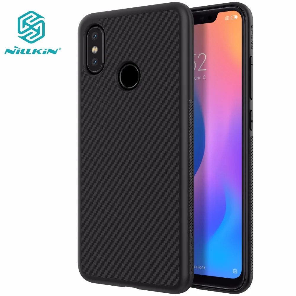 Чехол Nillkin из синтетического волокна для xiaomi mi 8 mi8 защитный чехол углеродного PP с