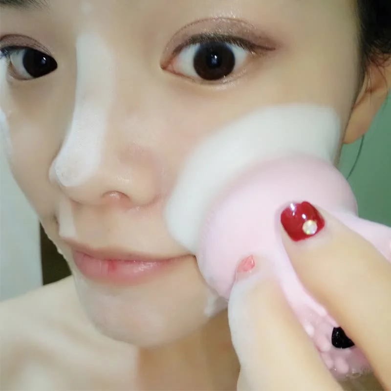 

Lovely Animal Small Octopus Shape Silicone Deep Cleansing Brush Facial Pore Cleansing Exfoliating Face Wash Skin Care Brush