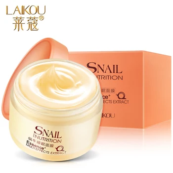 

brand LAIKOU Snail Extract Do not wash Sleep mask Shrink pores Moisturizing Deep Replenishment Oil control facial care beauty