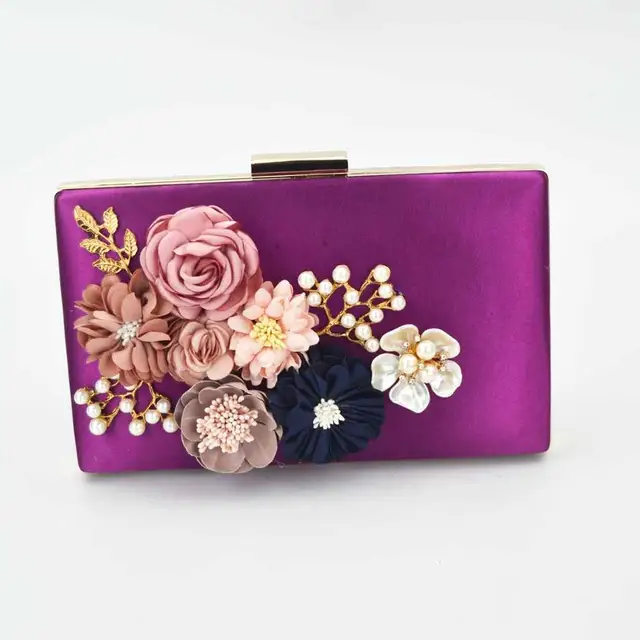 flower clutch bags uk