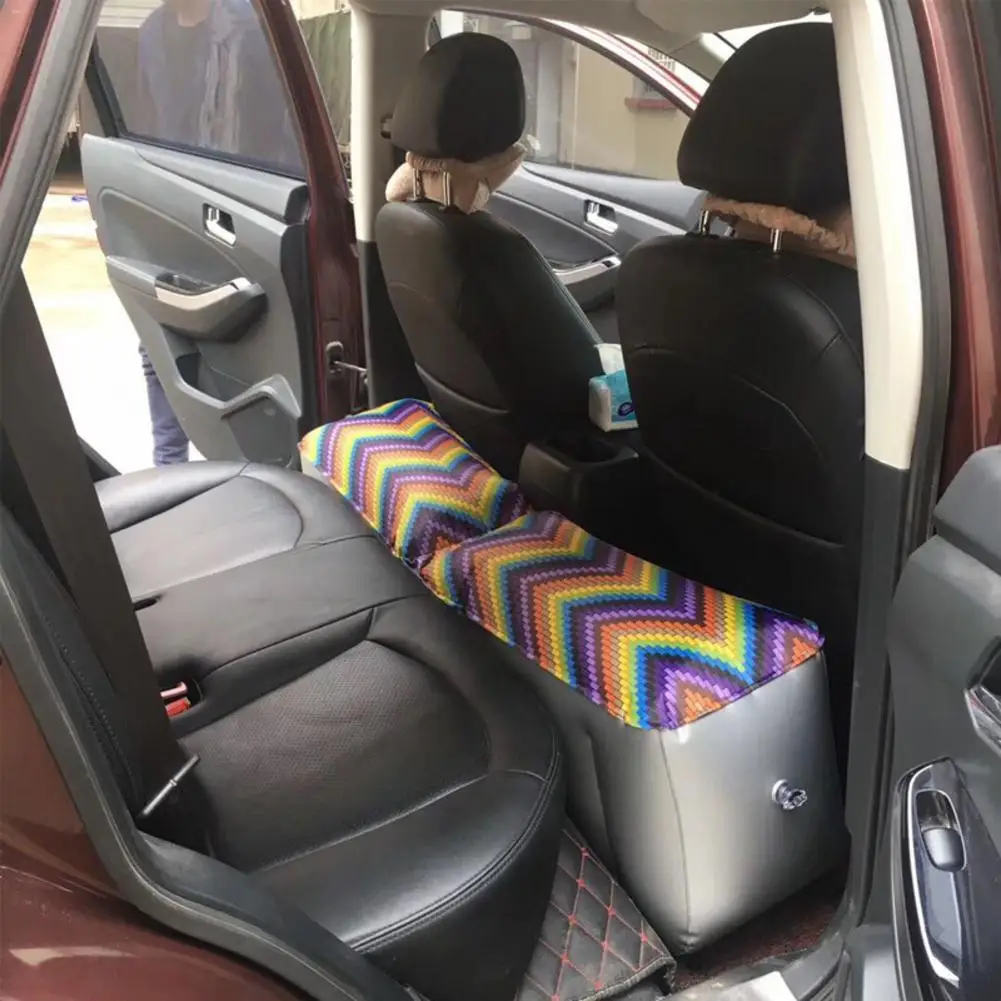 Портативный автомобильный матрас, надувная подушка на заднее сиденье, надувная подушка для автомобиля, для путешествий, кемпинга, задний автомобильный коврик