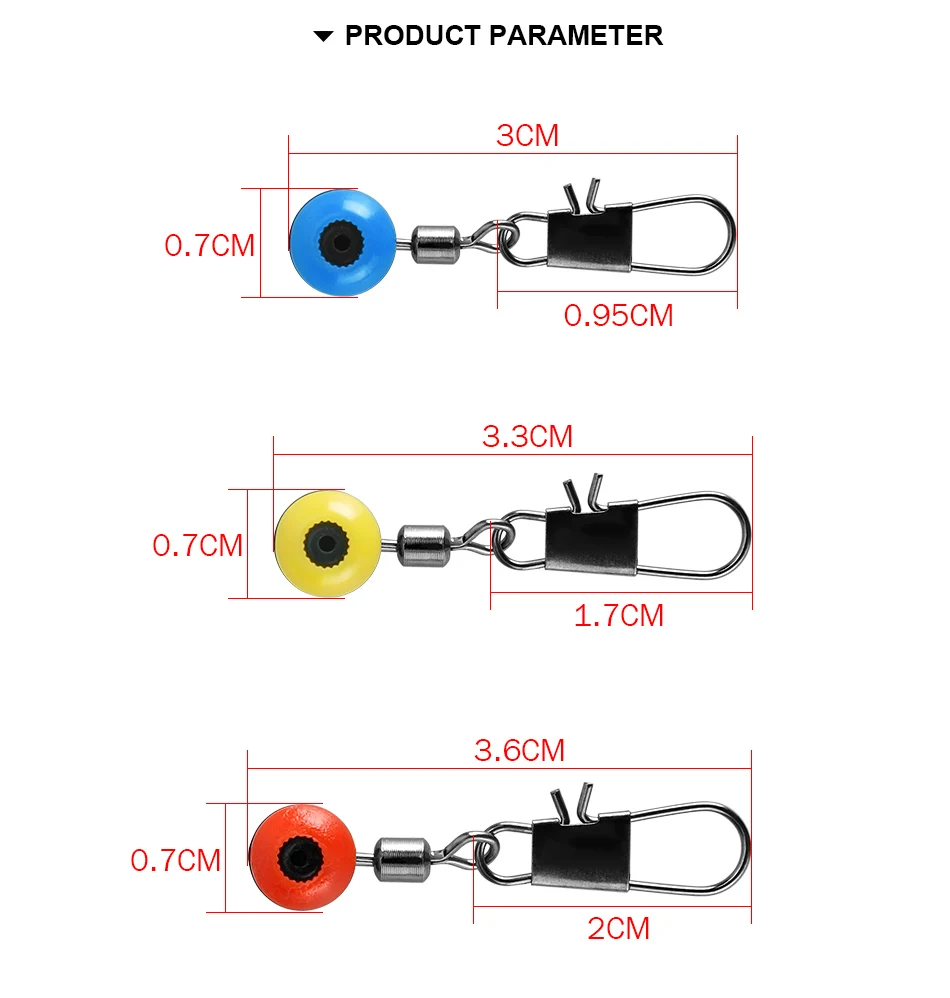 DAGEZI рыболовный Разъем 25 шт./лот синий/красный/желтый рыболовный поворотный твердый кольцевой замок оснастка для ловли карпа рыболовные снасти коробка
