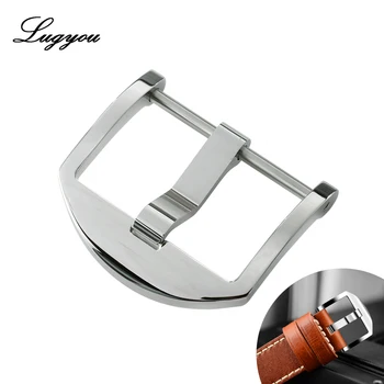 

LUGYOU Watch Parts Stainless Steel Buckle for Straps Tongue buckle Mirror Polished 20mm 4.0mm with Spring Bars