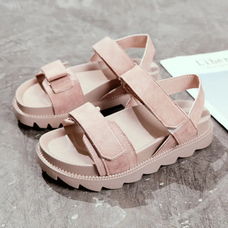 Fashion Women Sandals 2019 Summer New Casual Sandals Anti-skid Soft Muffin Female Sandals Hook & Loop sandal Mujer Sandalias