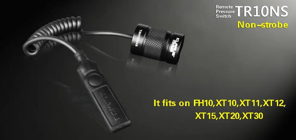 

KLARUS TR10NS Remote Pressure Switch for FH10 XT10 XT11 XT12 XT15 XT20 XT30