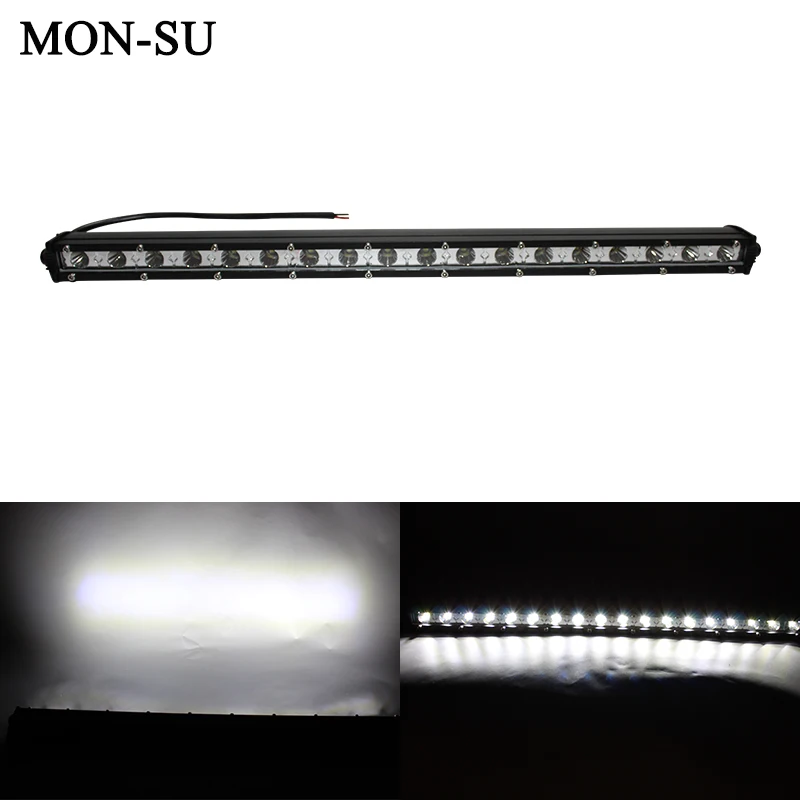

MON-SU Fog Light 19 inch 54W with Cree Chip LED Work Light Bar Car LED Driving Lamp Offroad Lamp 12V Tractor Work Lights