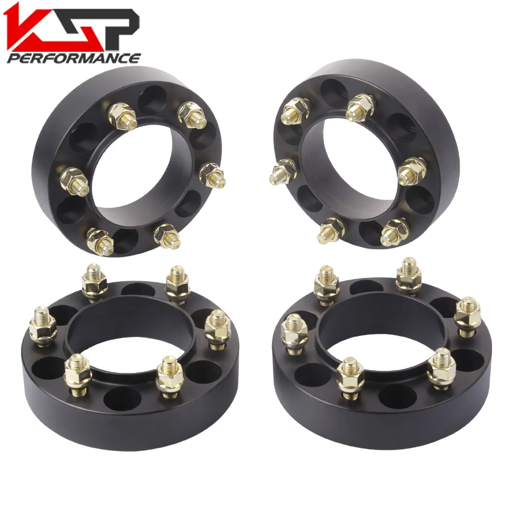 

KSP(4) 1.5'' Inch 38mm Wheel Spacers Adapters 6x5.5 To 6x5.5 6 Lug 12x1.5 Studs forToyota Tacoma 4runner Tundra Fj Land Cruiser