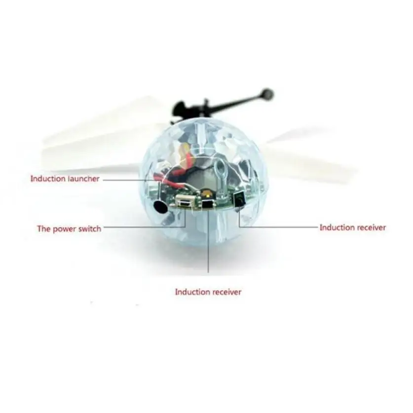 Новое поступление Детская электрическая электронная игрушка летающий мяч-вертолет волшебный шар НЛО самолет со вспышкой игрушки с дистанционным управлением для детей# TX