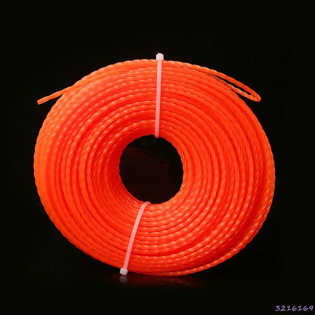 3.0mm Diameter Grass Trimmer Line Brush Cutter Power Nylon Twist Rope Cut weed